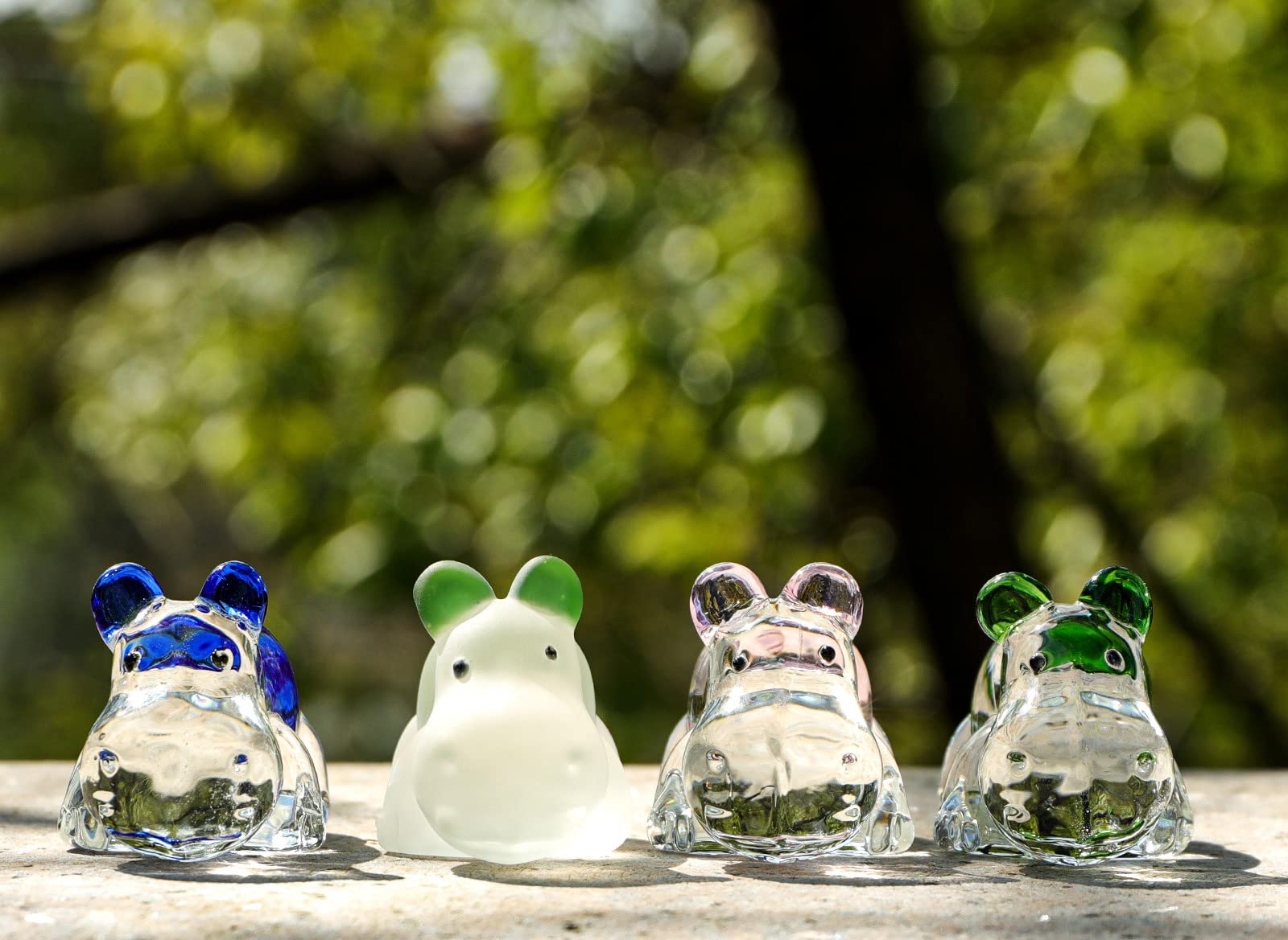 Amazon.co.jp: 2枚入 カバ 水晶 置物 飾 ガラス ホーム ガラス細工